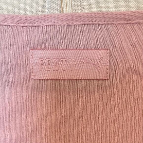 NEW PUMA X FENTY RIHANNA Lace Trim Sleepwear Cami Size XS Silver Pink Adjustable - Picture 6 of 8